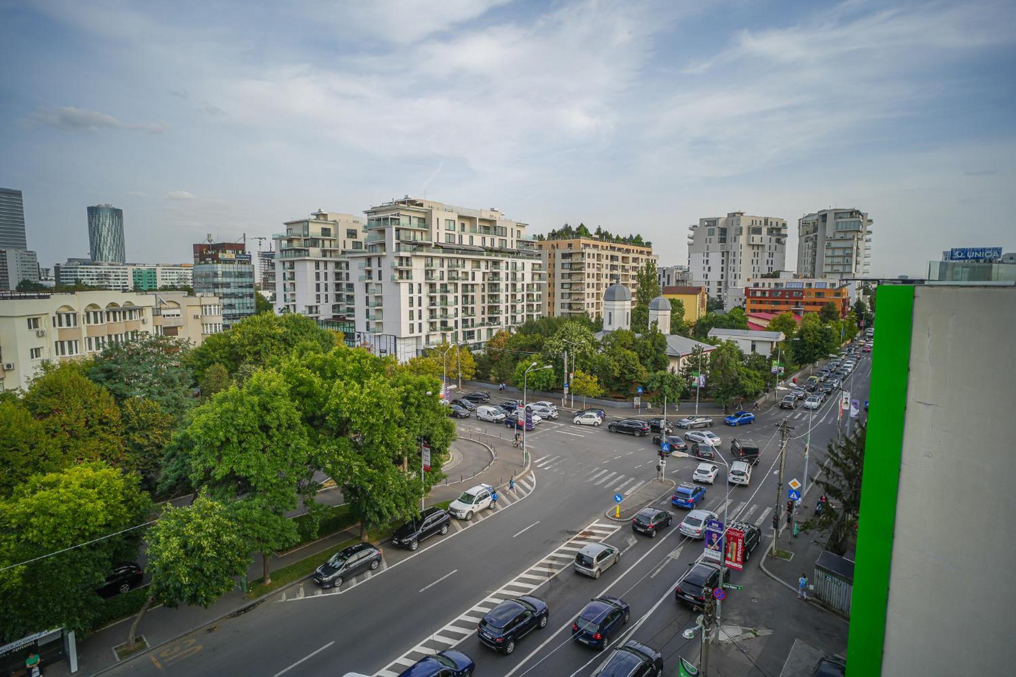 Penthouse With Huge Rooftop Terrace & City View Bucureşti Exterior foto